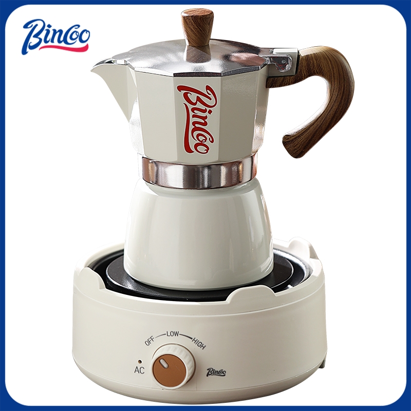 Quality Coffee Equipment - Bincoo Moka Pot e Fogão Elétrico