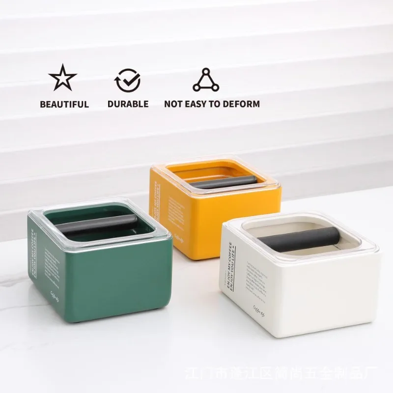 Coffee Knock Box - Mini caixa de grãos de café,