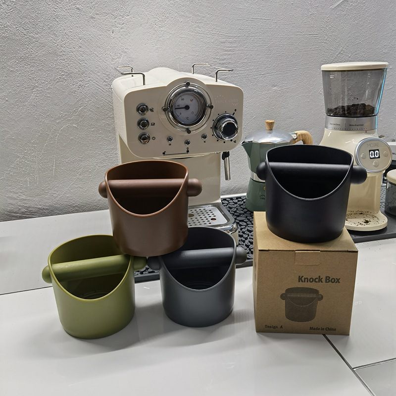 Coffee Knock Box - 1pc mini absorvente caixa de batida