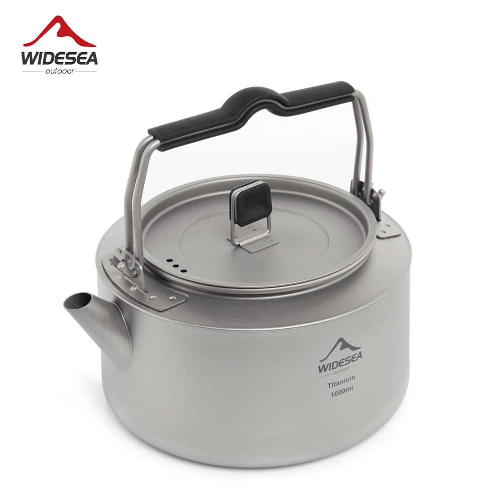 Coffee Equipment And Supplies - Widesea acampamento chaleira de titânio ao