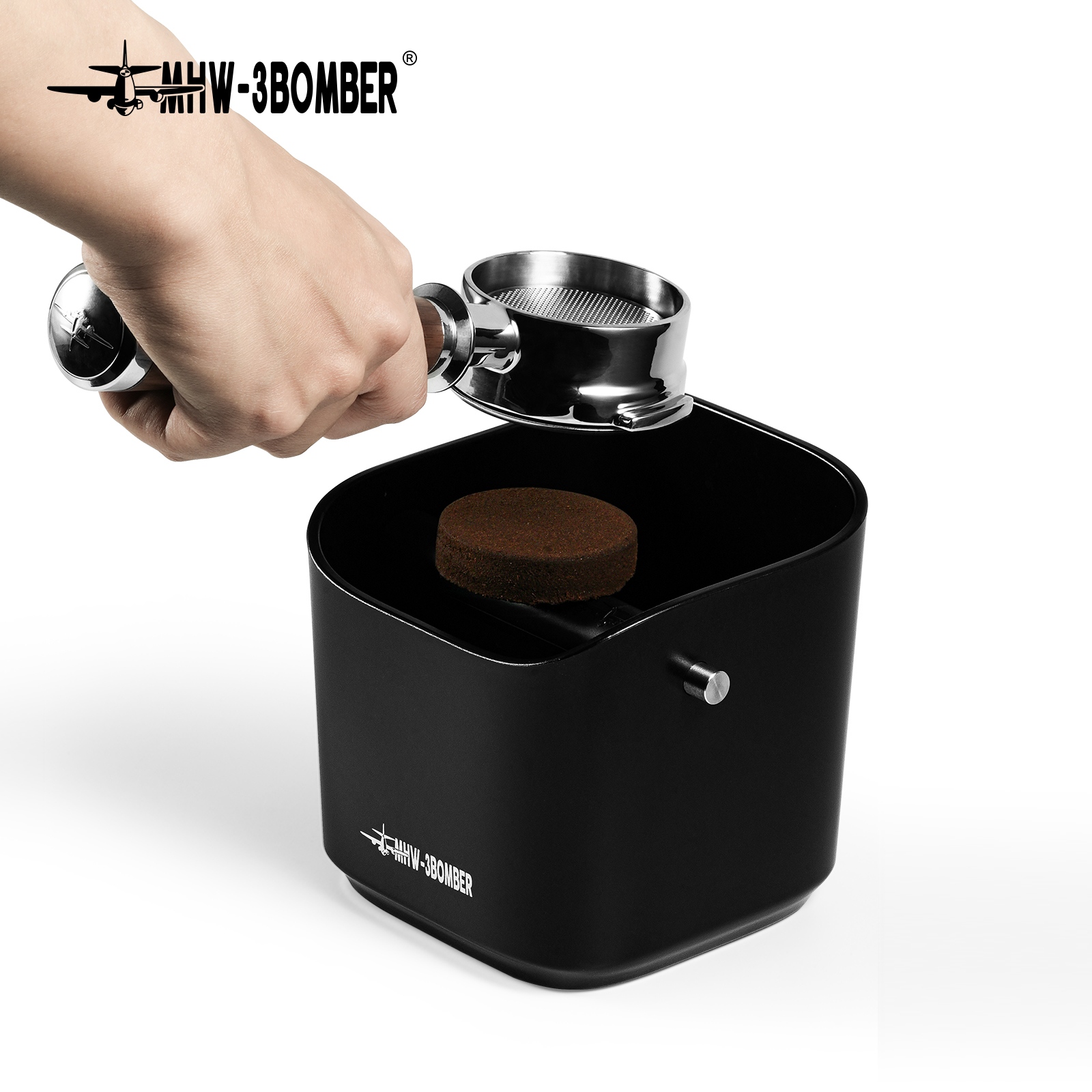 Coffee Knock Box - MHW-3BOMBER Knock Box 1.2L Coffee Knock