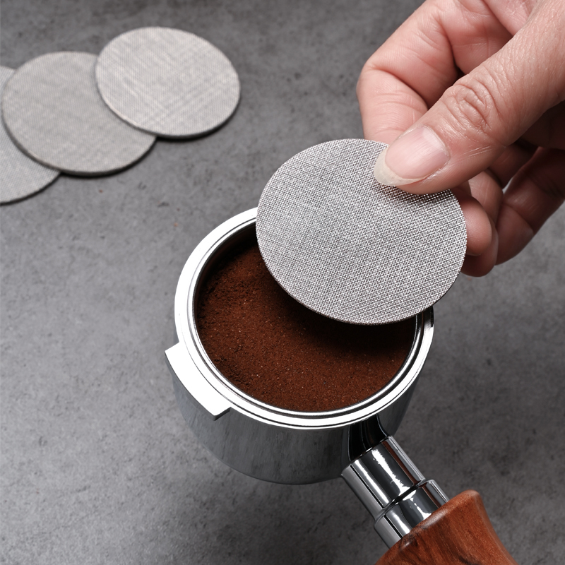 Puck Screen Mesh - Tela de Filtro Reutilizável para Espresso,