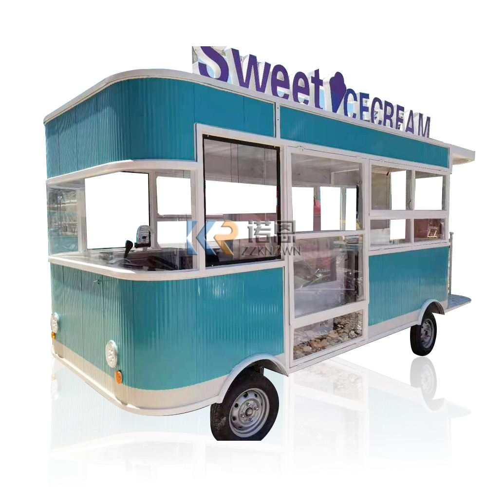 Mobile Coffee Van Equipment - Em estoque 5m caminhão de comida