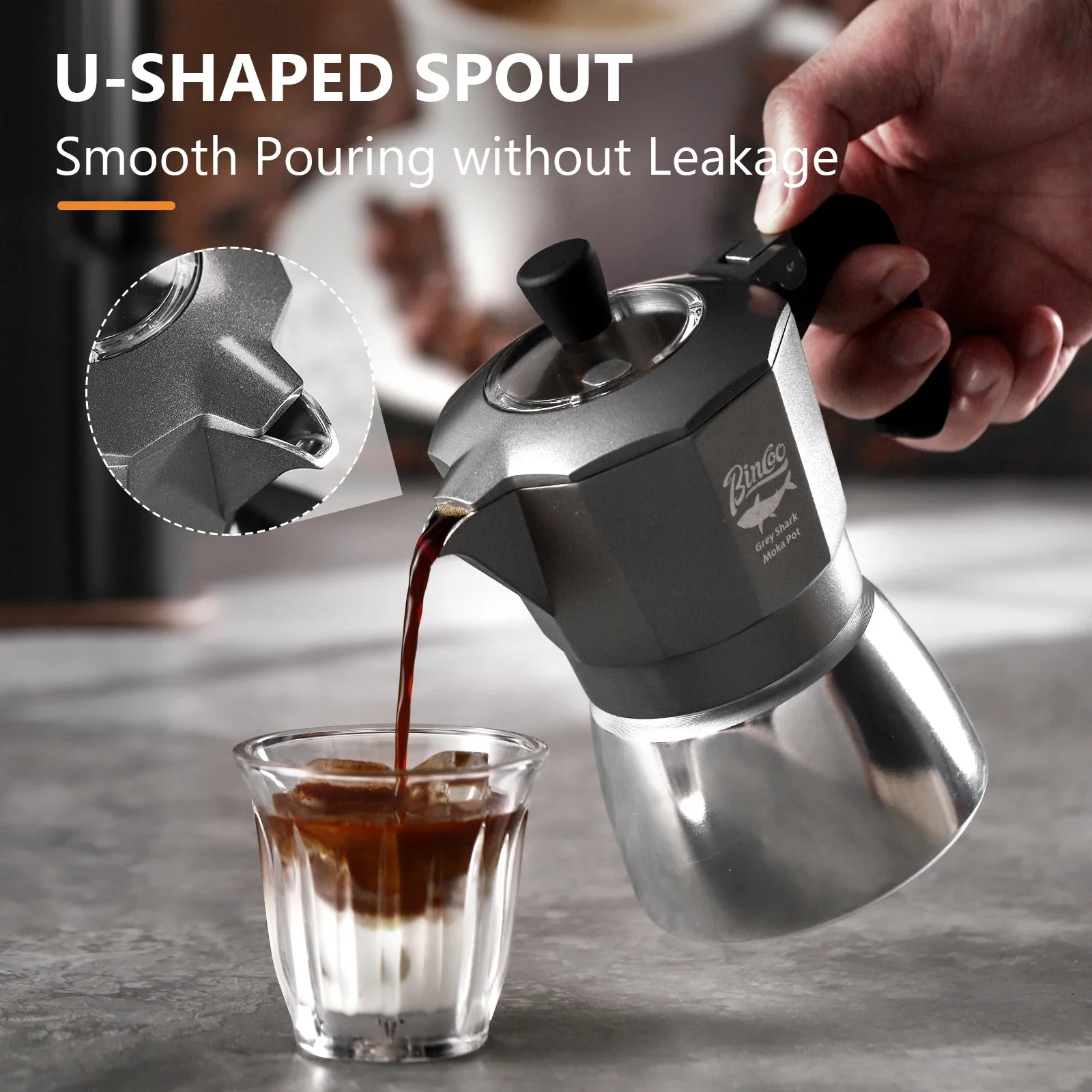 Cafeteira Moka Bincoo de 2 xíc - Quality Coffee Equipment avaliação e preço