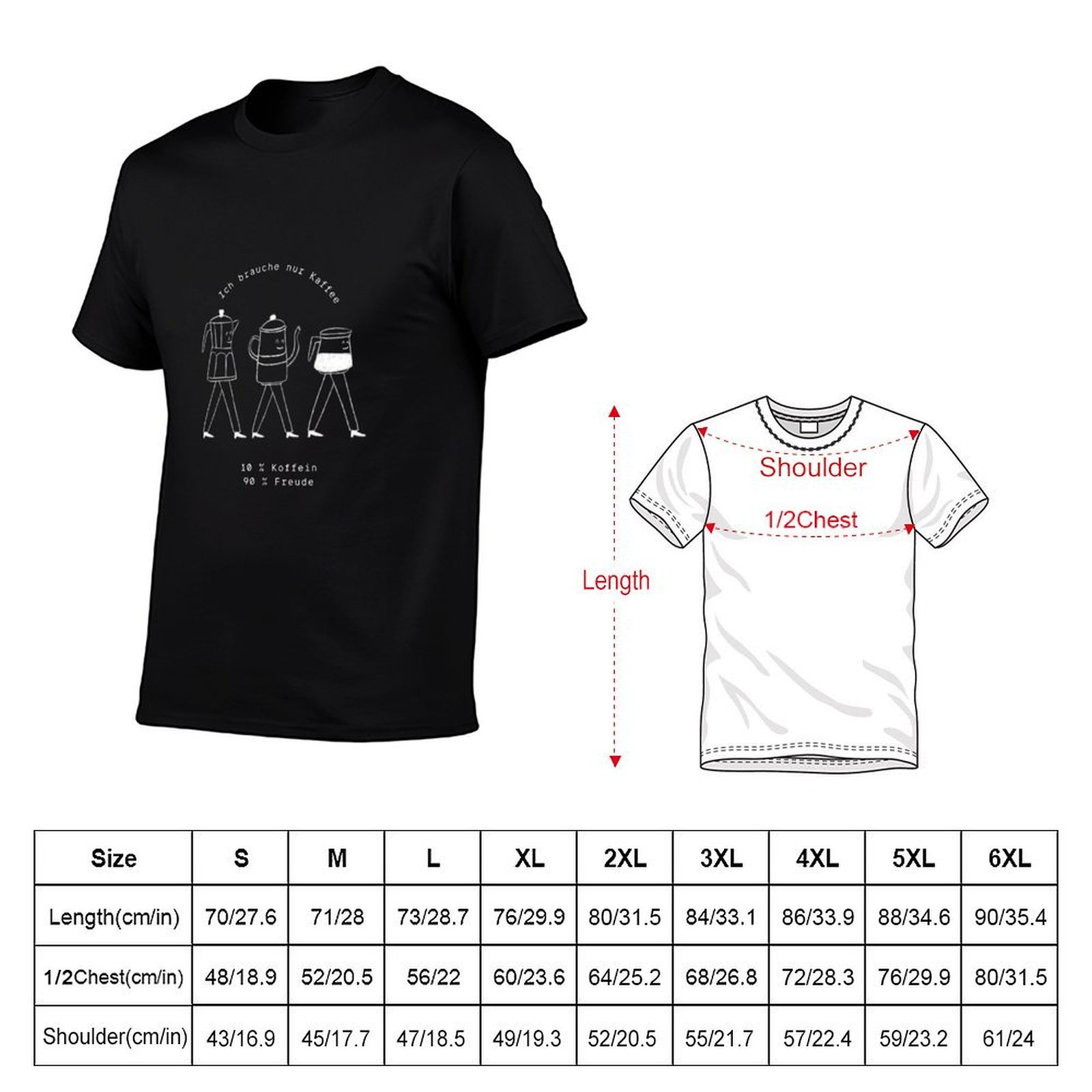 Camiseta com ilustração de equ - Coffee Equipment In China avaliação e preço
