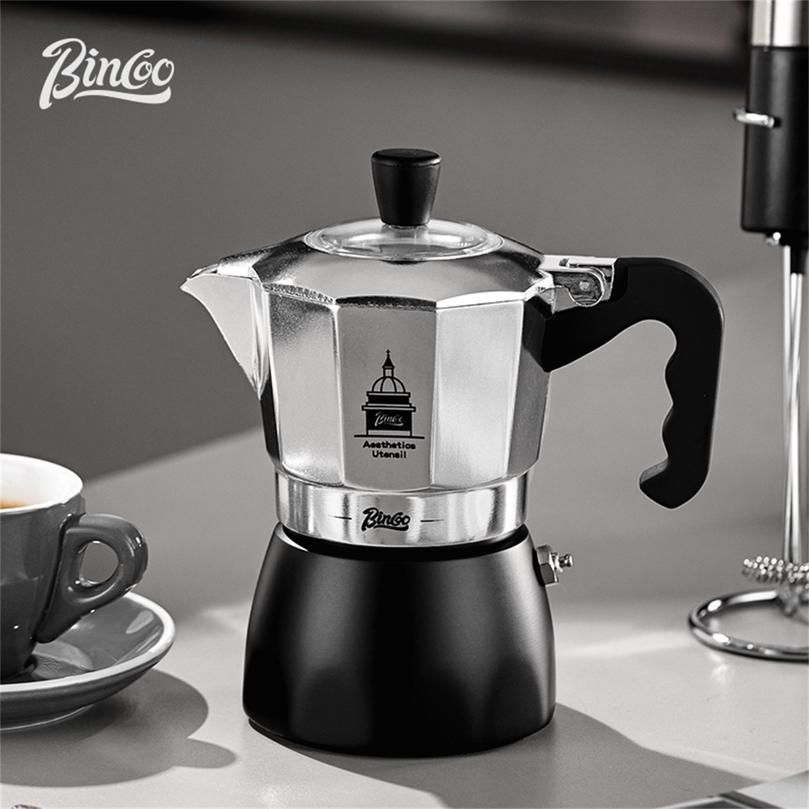 BINCOO Pote Moka de Válvula Du - Quality Coffee Equipment avaliação e preço