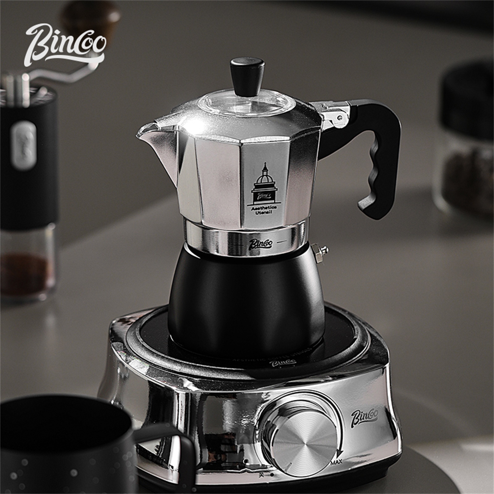 BINCOO Pote Moka de Válvula Du - Quality Coffee Equipment avaliação e preço