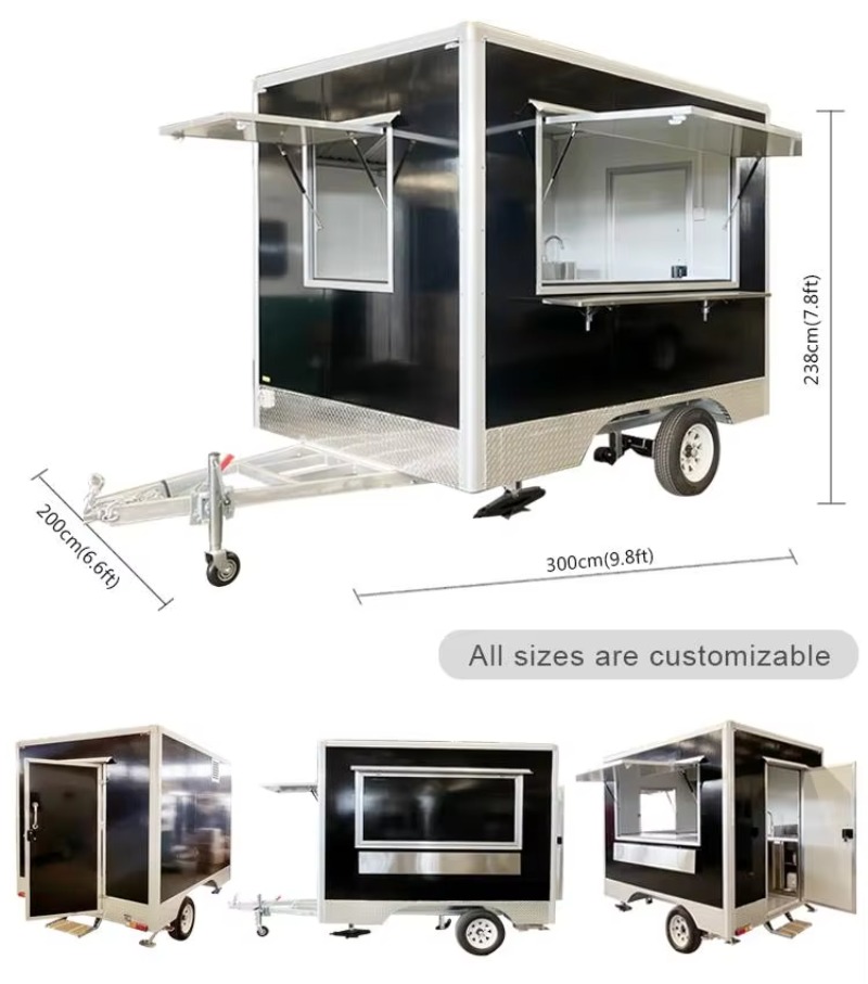 Carrinho de Comida Móvel Pizza - Mobile Coffee Van Equipment avaliação e preço