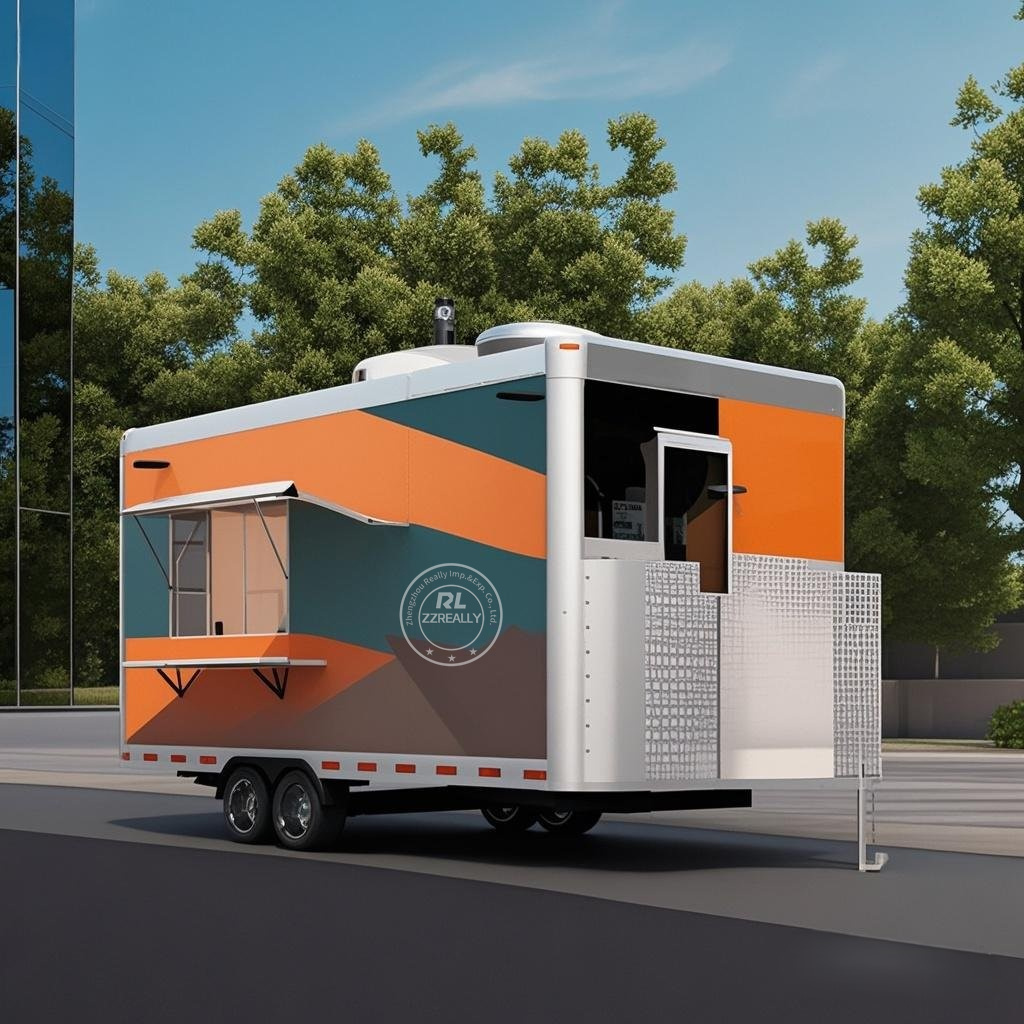 Lanche caminhão de comida rápi - Mobile Coffee Van Equipment avaliação e preço