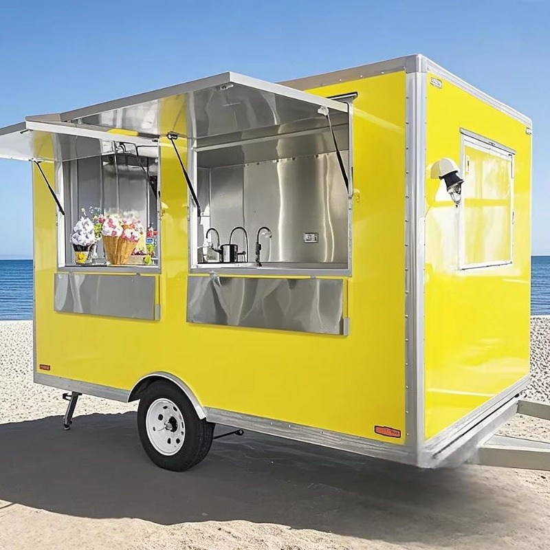 Carrinho de Comida Rápida Móve - Mobile Coffee Van Equipment avaliação e preço