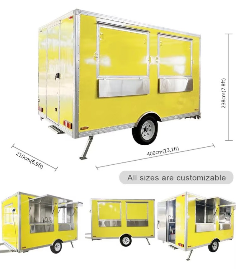 Carrinho de Comida Rápida Móve - Mobile Coffee Van Equipment avaliação e preço