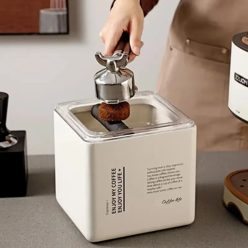 Mini caixa de grãos de café, m - Coffee Knock Box avaliação e preço