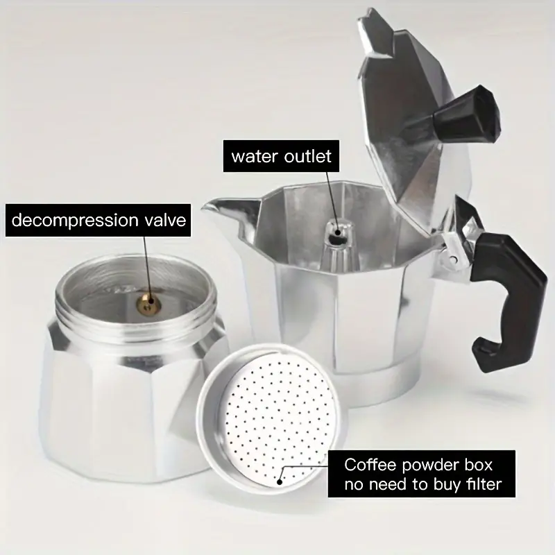 Cafeteira Moka Clássica de Alu - Quality Coffee Equipment avaliação e preço