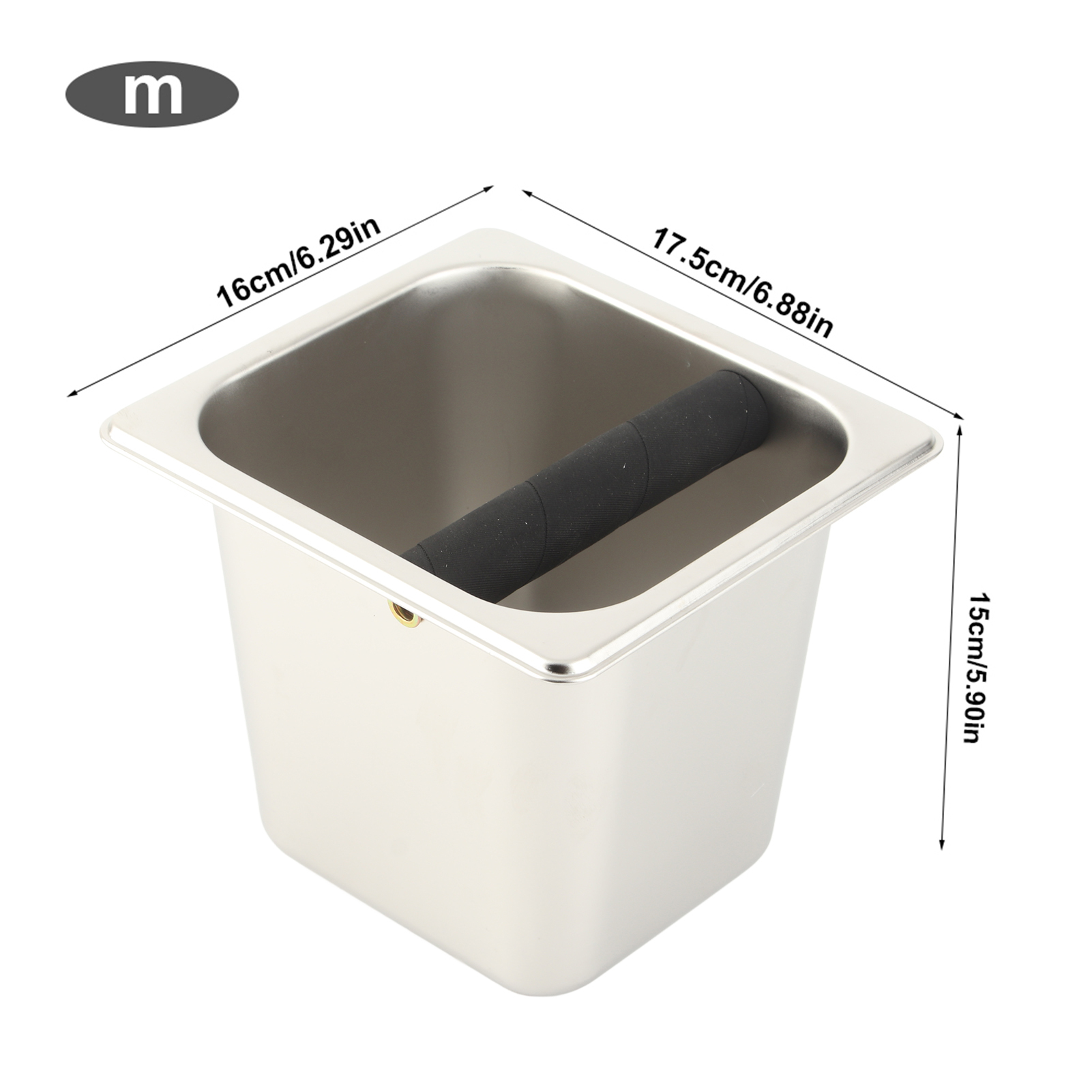 1pc caixa de resíduos de café  - Coffee Knock Box avaliação e preço